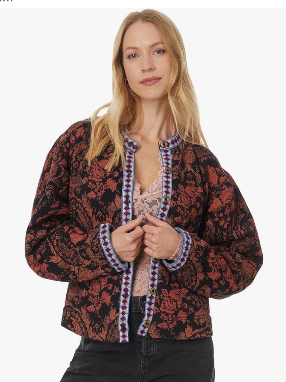 Free People Drifter Sweatshirt Jacket Sz M